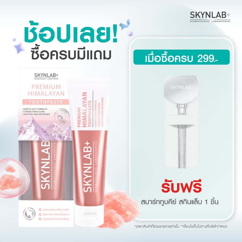 Skynlab ยาสีฟันพรีเมี่ยมหิมาลายัน 50g/100g สกินแล็บ