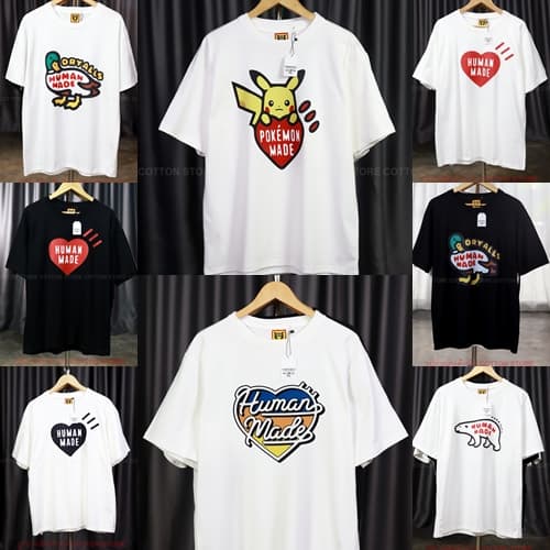 เสื้อยืด Human-A4 Pokemon อก 38"-56" XS-5XL Cotton 100% ไม่ใช่ผ้ามัน ผ้าหนา ใส่สวย พร้อมส่งจากไทย