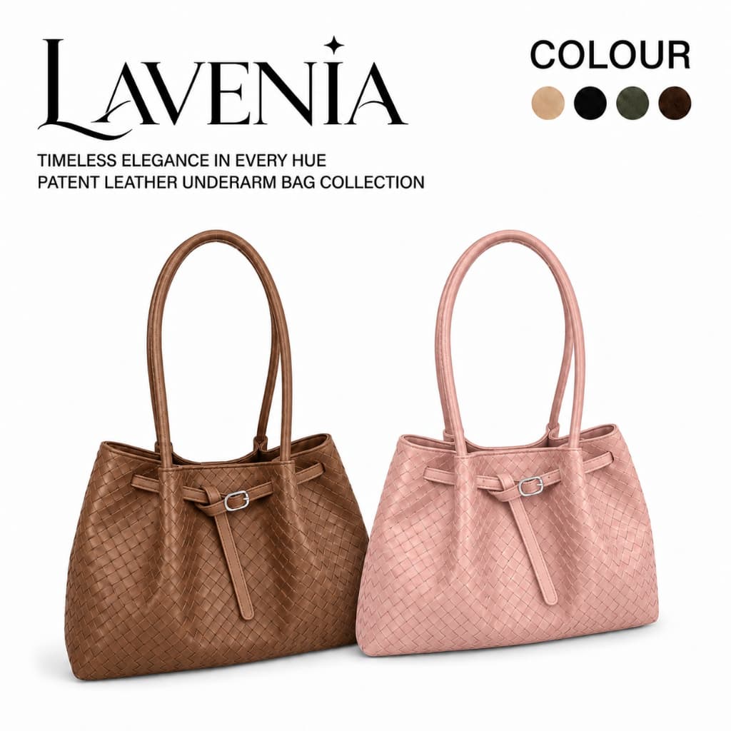 LAVENIA กระเป๋าสะพายข้าง หนังกลับ ความจุขนาดใหญ่ ทรงคลัทซ์ เหมาะกับการใช้งานทุกวัน พร้อมส่งในไทย