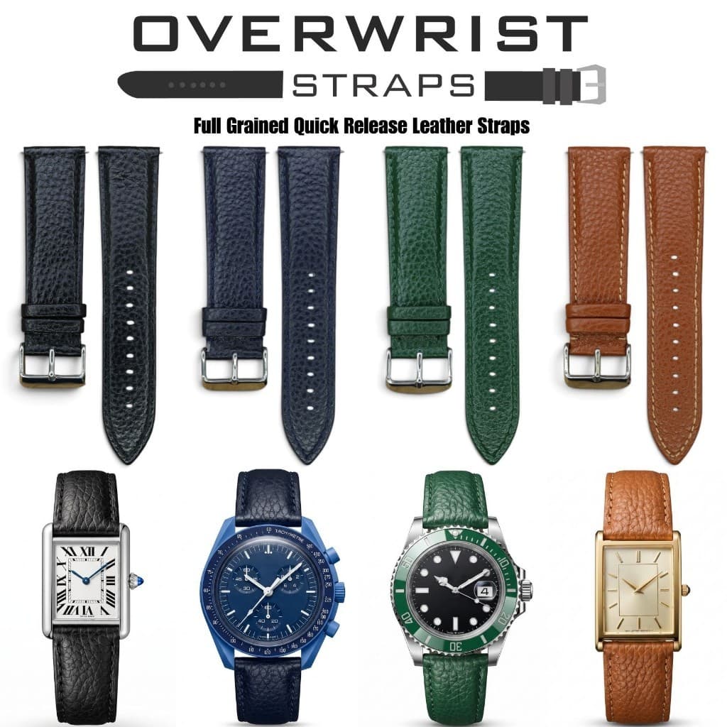 สายนาฬิกา สายหนังวัวแบบ Full Grained รุ่น Full Grained Quick Release Leather Strap