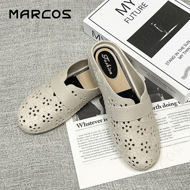 MARCOS รองเท้าแตะผู้หญิง ระบายอากาศ สวมใส่สบาย รองเท้าแฟชั่นผู้หญิง ทนต่อการสึกหรอ รอง เ ทา แตะผู้หญิง #04