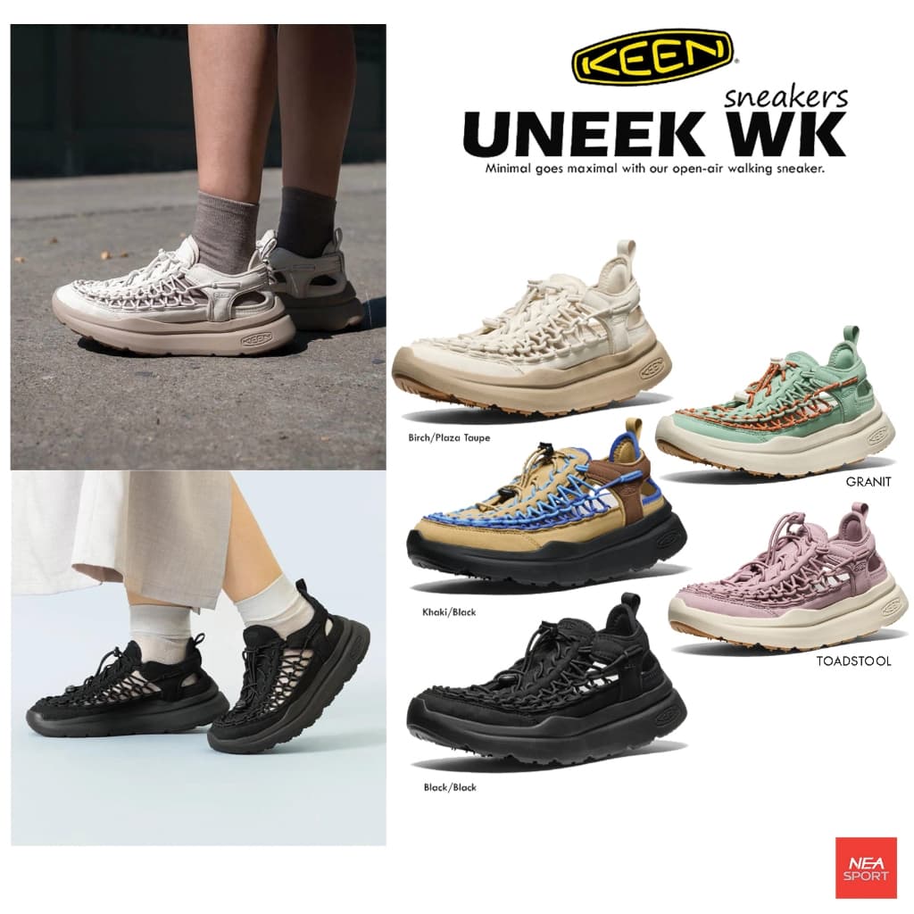 KEEN UNEEK WK นุ่ม ใส่สบาย รุ่นพัฒนาใหม่ รองเท้า คีน แท้ ได้ทั้งชายหญิง