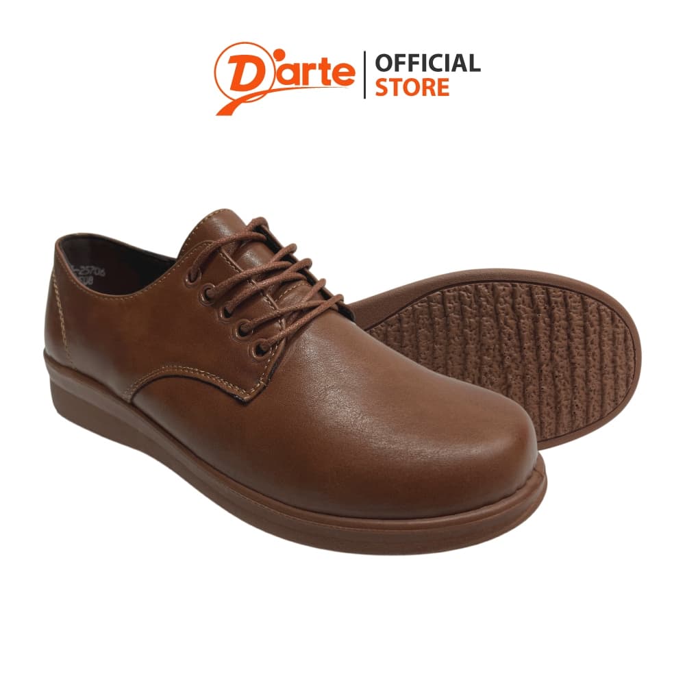 D'arte (ดาร์เต้) รองเท้าลูกเสือผู้หญิง รองเท้าหนัง สีน้ําตาล รุ่น D55-25706 (แนะนําให้เพิ่มไซส์ จากปกติ 1…