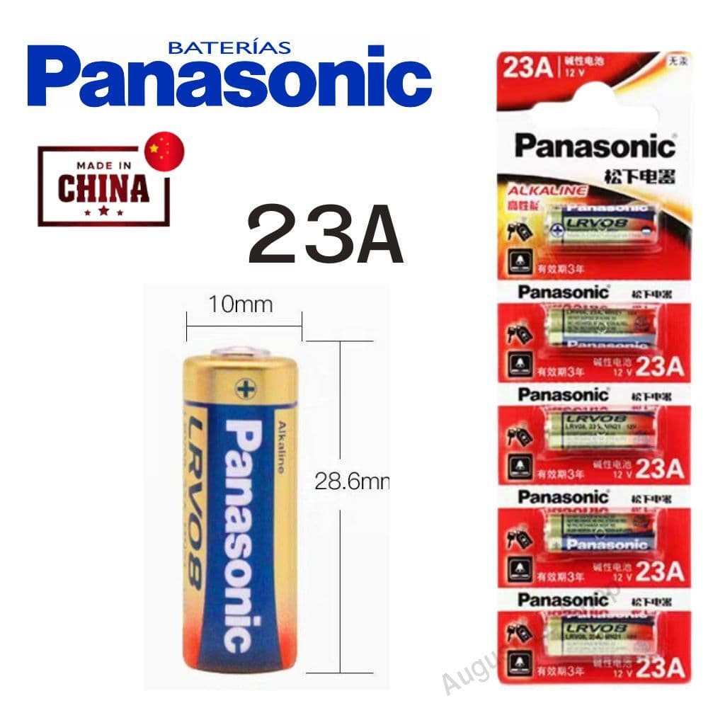 ถ่านรีโมท Panasonic 23A Battery 12V Alkaline (แพคเกจนําเข้า)