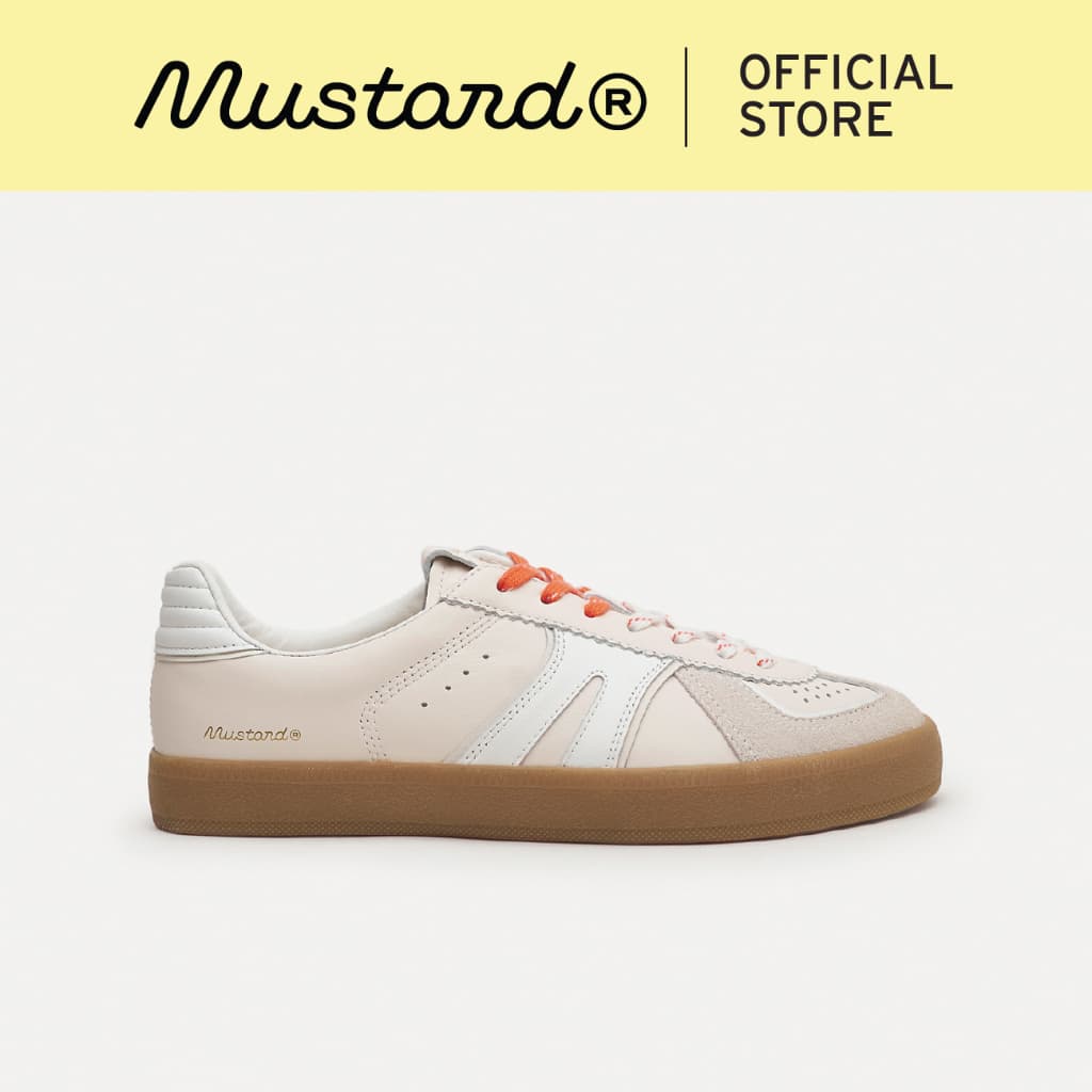 Mustard Trace Vanilla Cream | รองเท้าหนังแท้ รูปที่ 1