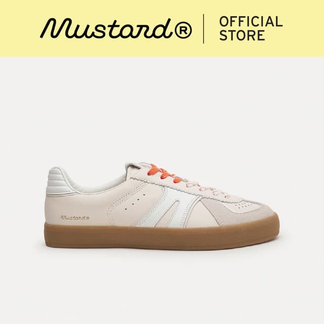 Mustard Trace Vanilla Cream | รองเท้าหนังแท้