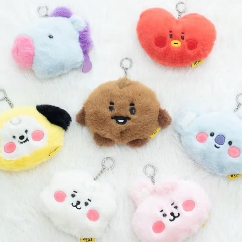 BT21 Baby coin wallet กระเป๋าใส่เหรียญห้อยกระเป๋าได้ สินค้าลิขสิทธิ์แท้ 100%