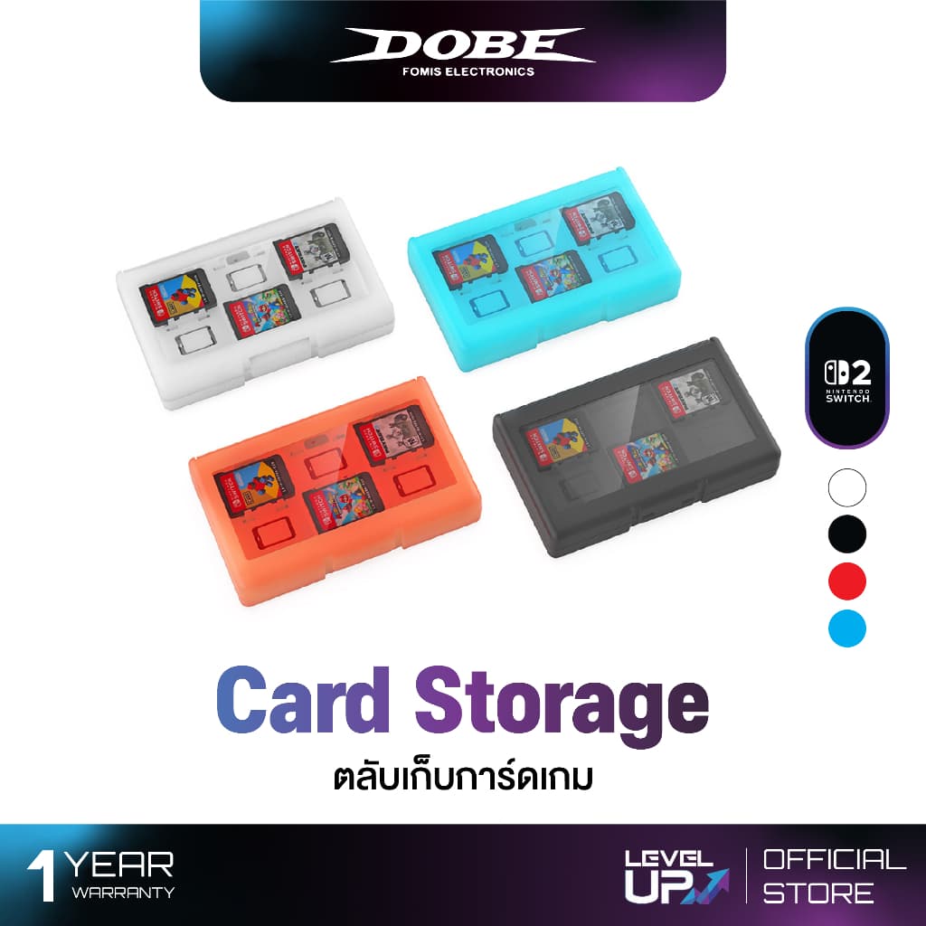 Dobe Game Card Storage for Switch 2 TNS-3198 ( ตลับเก็บการ์ดเกม )