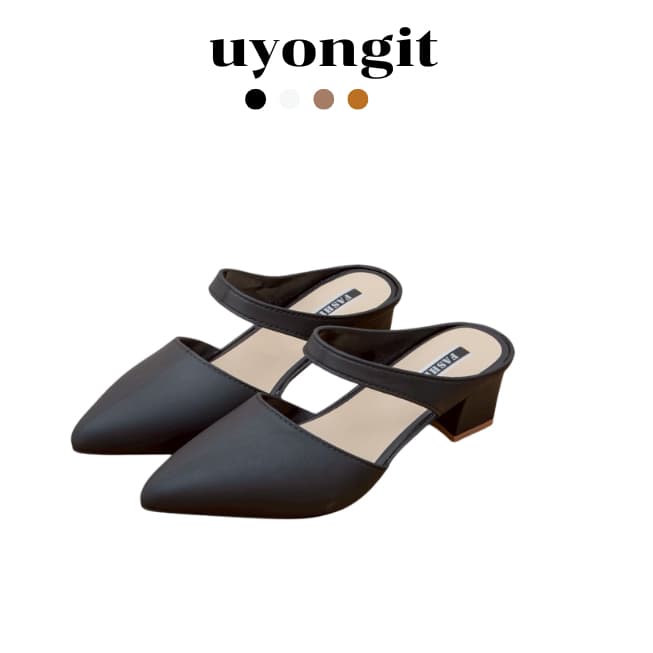 รองเท้าส้นสูงผู้หญิง ทันสมัย รองเท้าสวมส้นตึก ใส่เที่ยว ใส่ทํางาน พื้นนิ่มใส่สบาย พร้อมส่งในไทย มีส่งด่วน…