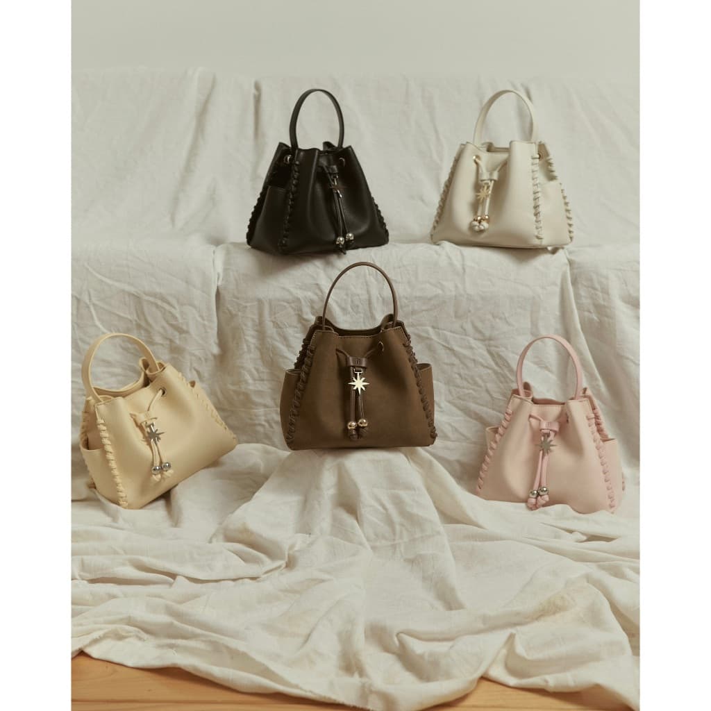 GLISS - GRAHAM MINI กระเป๋าถือ ทรง Bucket พร้อมสายสะพายยาว