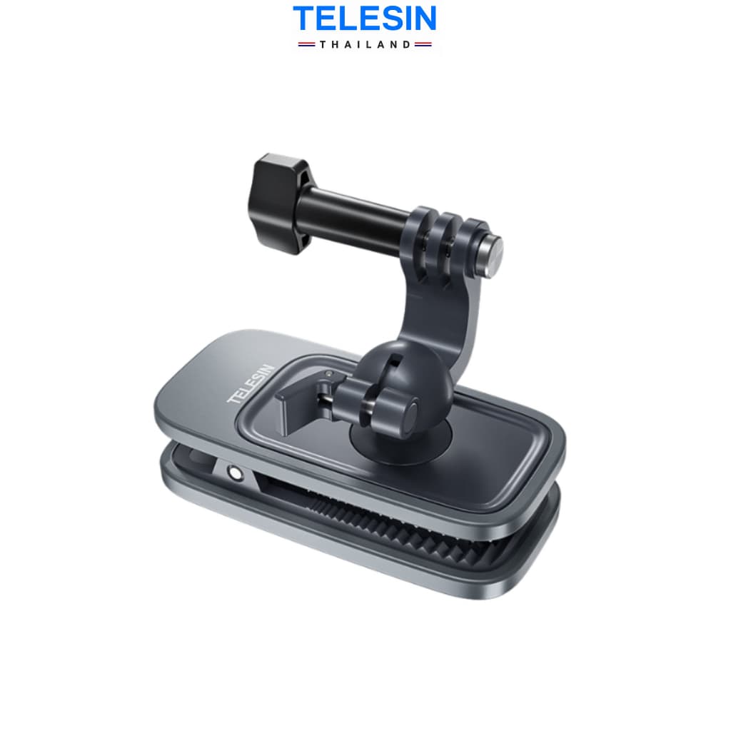 TELESIN GoPro / DJI / Insta360 360 Rotary Backpack Clip Mount คลิปหนีบสายกระเป๋า