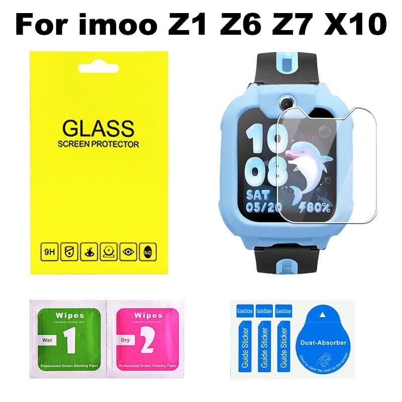 สําหรับ Imoo นาฬิกาโทรศัพท์ X10 Z6 Z7 Z1 เด็ก SmartWatch CLEAR/ป้องกันสีม่วง 2.5D…