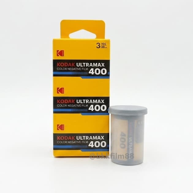 ฟิล์มสี 1 ม้วน Kodak Ultramax 400 35mm 36exp Made in USA 135-36 Color Film ฟิล์มถ่ายรูป ฟิล์ม 135