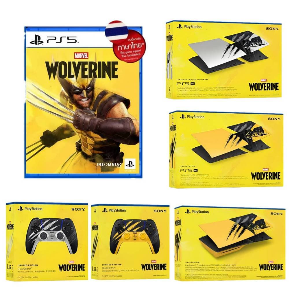 (มีส่งด่วน+แถมโค๊ด Day One +รองรับภาษาไทย) PS5 Marvel’s Wolverine มือหนึ่ง