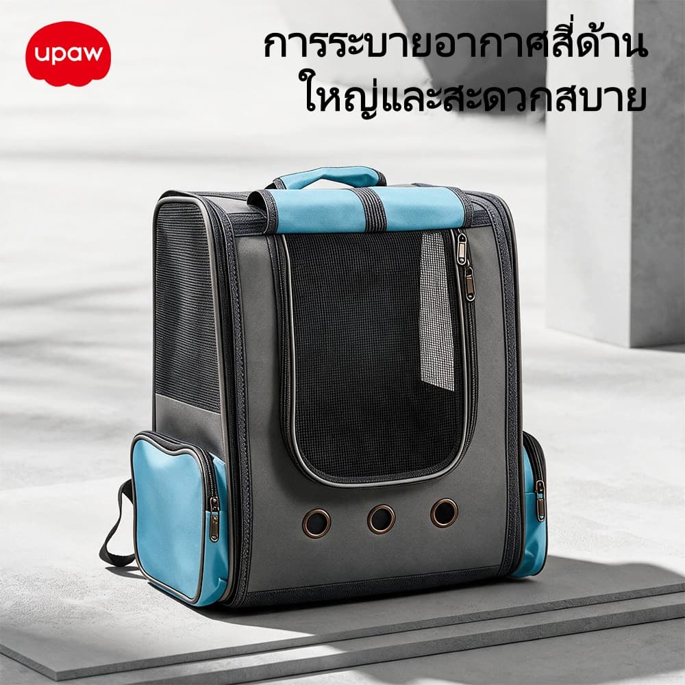 15kg 🐱กระเป๋าเป้แคทแพ็คกระเป๋าแมวพกพาแบบพับเก็บได้, รถเข็นสัตว์เลี้ยง,กล่องเดินทางสําหรับสัตว์เลี้ยง,สัตว์เลี…