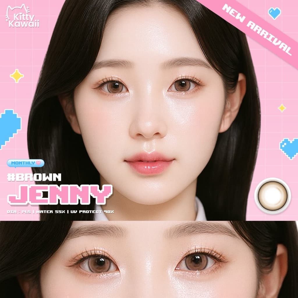 Kitty kawaii Jenny ลายใหม่ 14.5 (ขนาดกลาง) ลายเหมือนmini dawn แต่ขนาดใหญ่กว่า