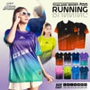 SC Sports เสื้อกีฬา เสื้อพิมพ์ลาย Run04-หลากสี งานจริงสวย สีสด หนา145g นุ่มลื่นใส่สบาย