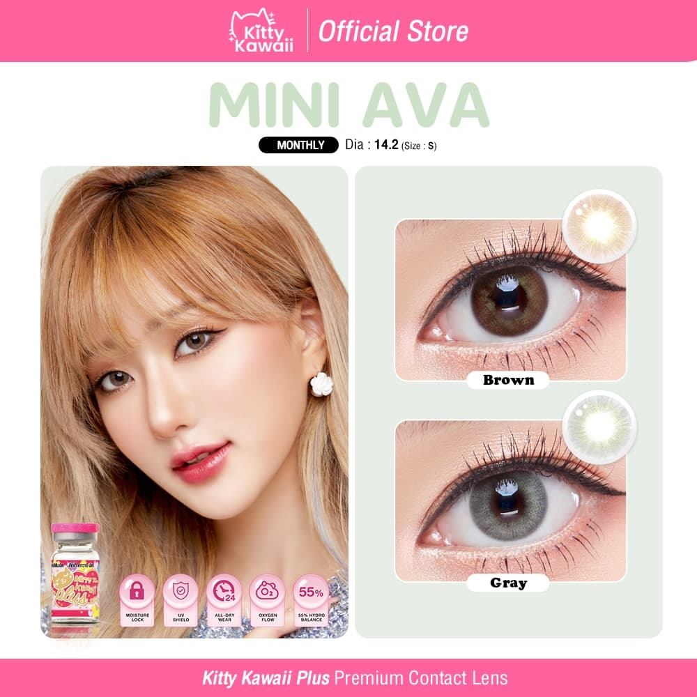 Kitty Kawaii Contact Lens : Mini Ava - คอนแทคเลนส์คิตตี้ คาวาอิ พัส (VIAL)