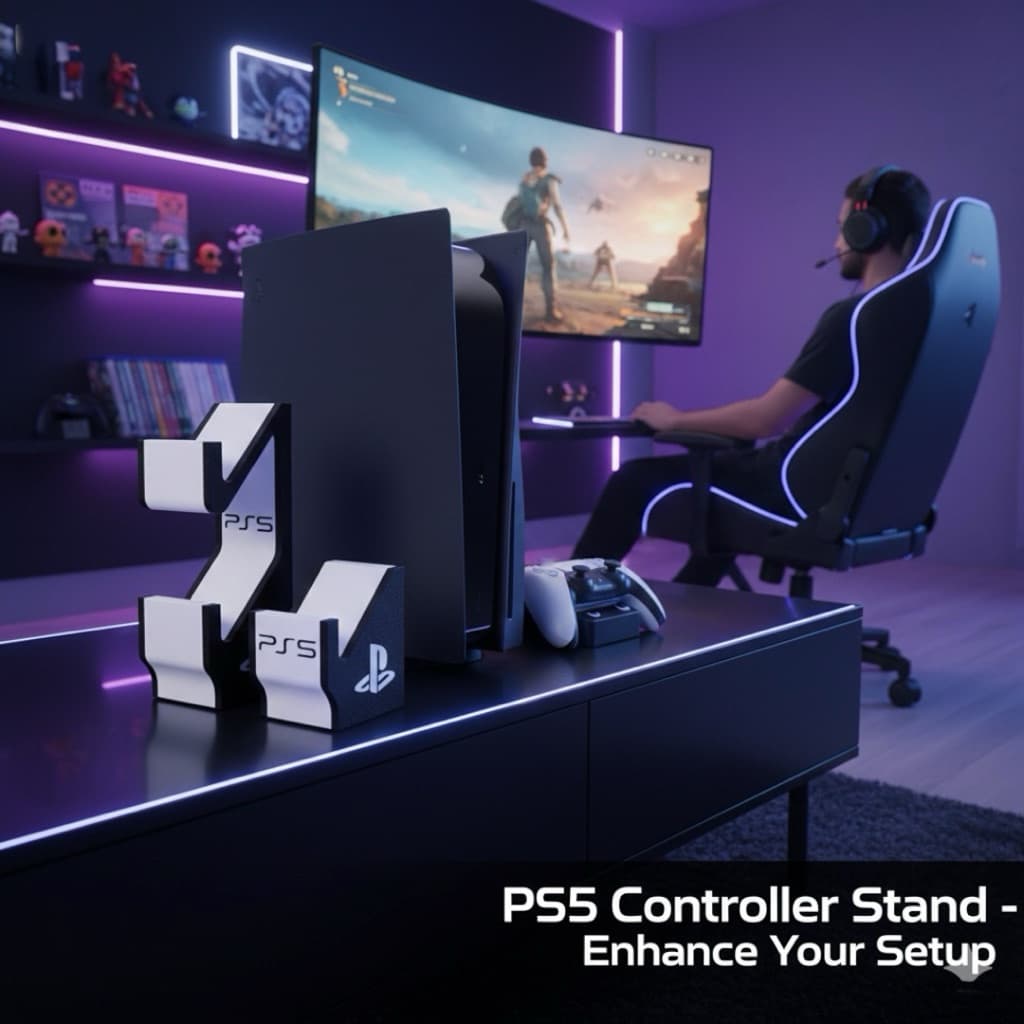 ที่วางจอยเกม PS5 / PS5 Controller Stand แบบตั้งโต๊ะ วัสดุแข็งแรง พรีเมียม