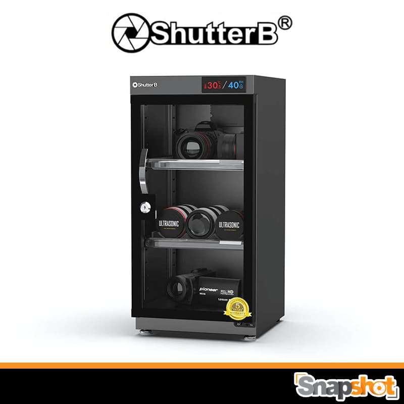 Shutter B DRY CABINET ตู้กันชื้น รุ่น SB-50TSN(49 ลิตร)ประกันศูนย์ไทย 5 ปี Shutterb Dry Cabinet
