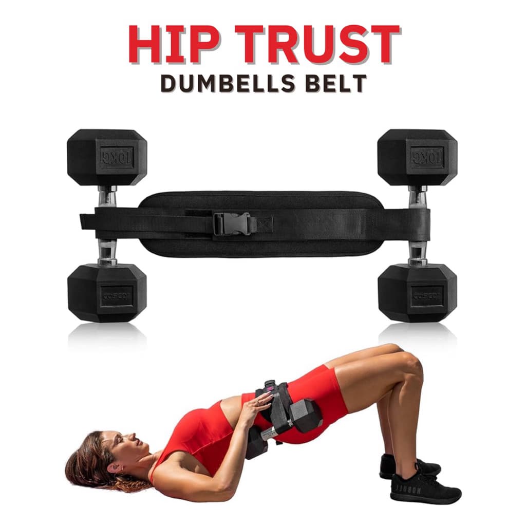 Hip Thrust Belt เข็มขัดออกกําลังกายสําหรับเล่นก้น ขา และช่วงล่าง อุปกรณ์เสริมสําหรับสายโฮมยิม รูปที่ 1