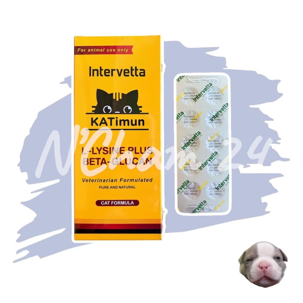 L-Lysine plus KATimun (หมดอายุ 12/2027) สําหรับแมว