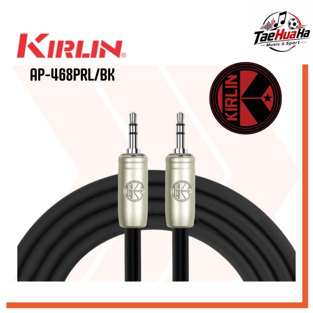 KIRLIN AP-468 สาย Aux 3.5mm TRS OFCสายสัญญาณ เครื่องเสียง ลําโพง บลูทูธ หฟัง Headphone Jack Cable 2m/3m รูปที่ 1