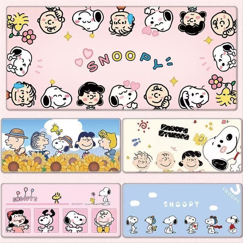 แผ่นรองเม้าส์ 80x30x3 ซม. แผ่นรองเม้าส์ลายการ์ตูน Mouse Pad แผ่นรองเมาส์ ที่รองเมาส์