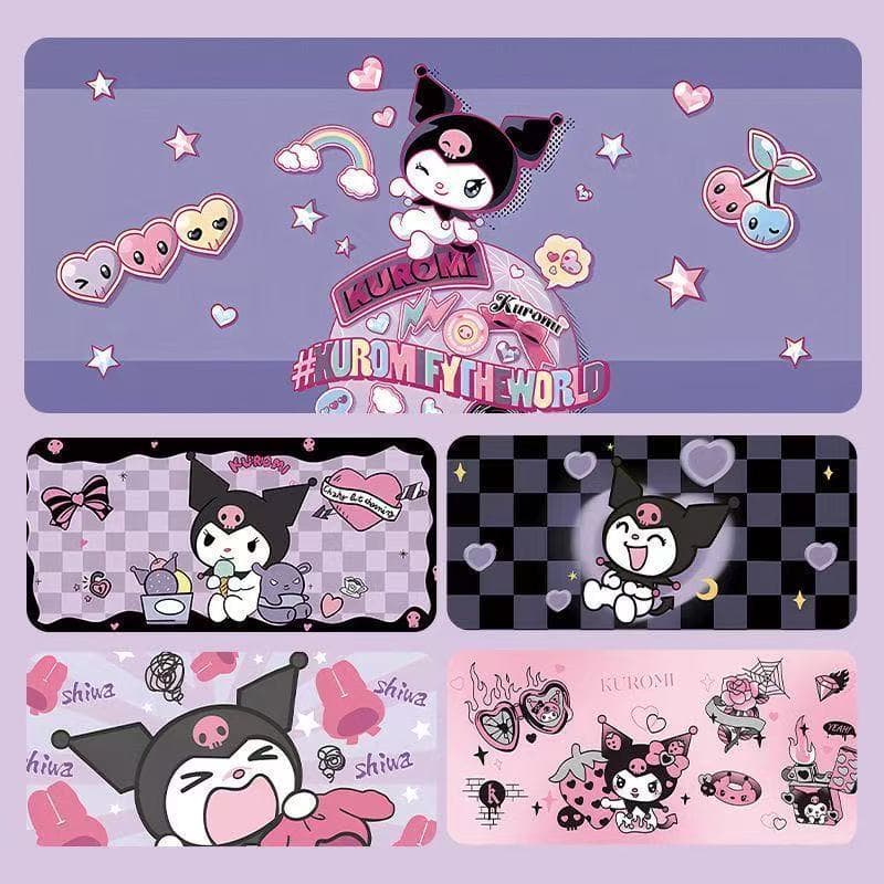 แผ่นรองเม้าส์ 80x30x3 ซม. แผ่นรองเม้าส์ลายการ์ตูน Mouse Pad แผ่นรองเมาส์ ที่รองเมาส์