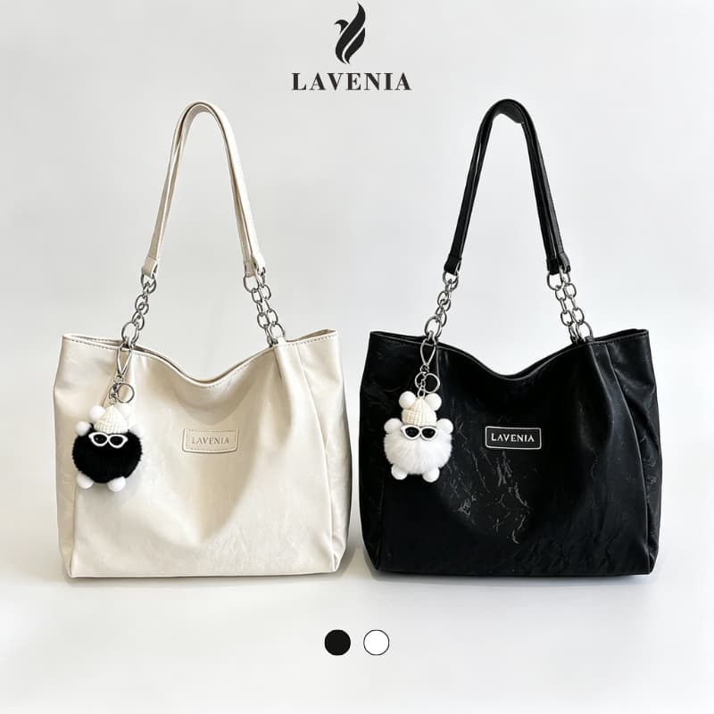 กระเป๋าผ้า Tote bag กระเป๋าโท้ทหนังแฟชั่นสําหรับผู้หญิง กระเป๋าสะพายไหล่หรูหราและอินเทรนด์