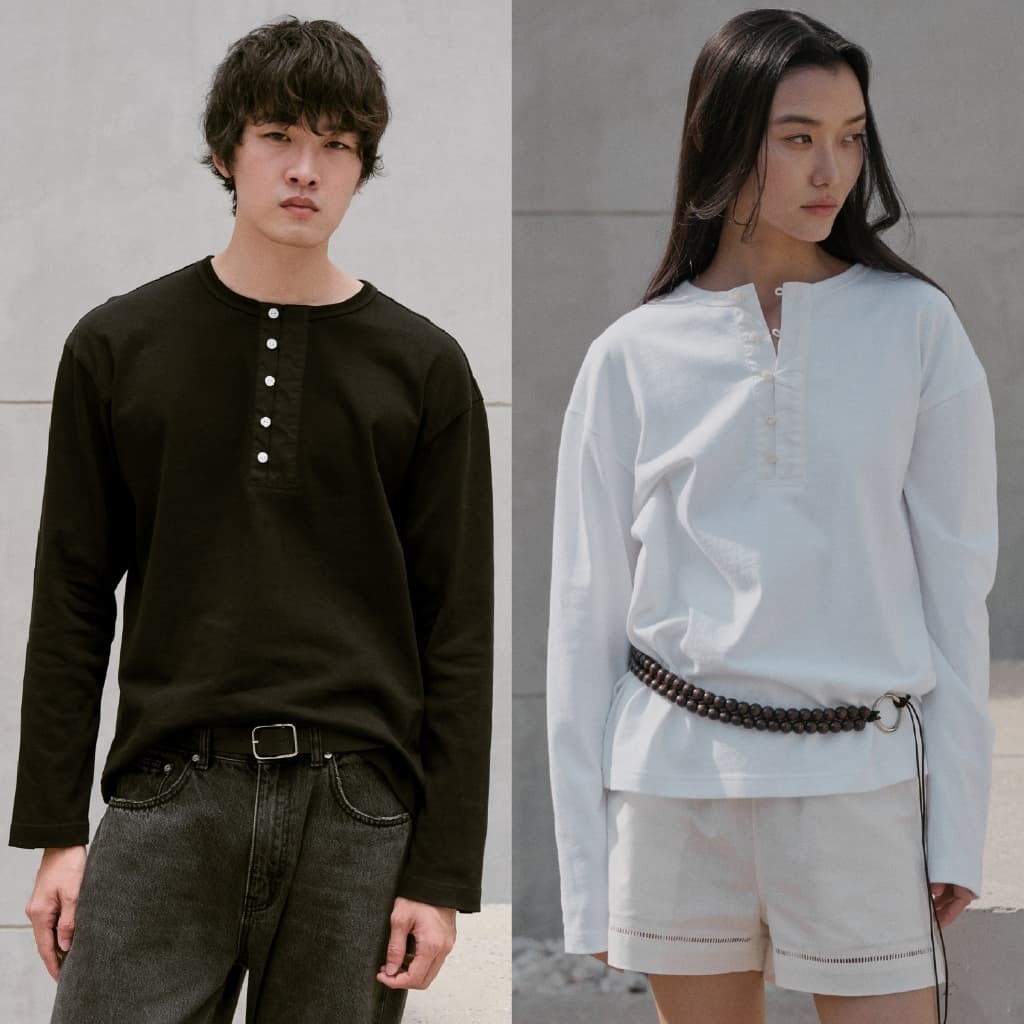 Madmatter - Oversized L/S Henley Tee เสื้อแขนยาว ทรงโอเวอร์ไซส์