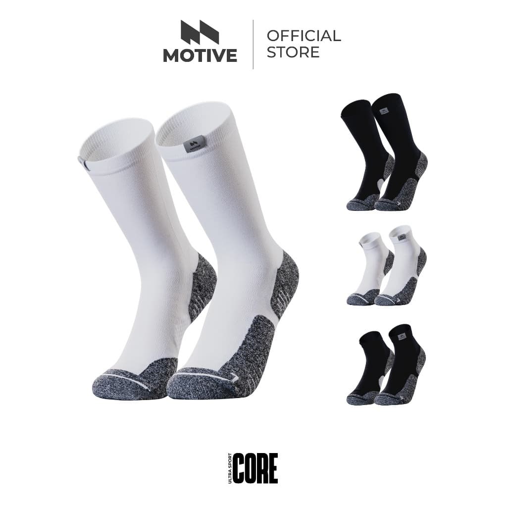 MOTIVE SOCK ถุงเท้าวิ่ง รุ่น ULTRA SPORT CORE - ถุงเท้าวิ่ง ซัพพอร์ต ระบายอากาศ