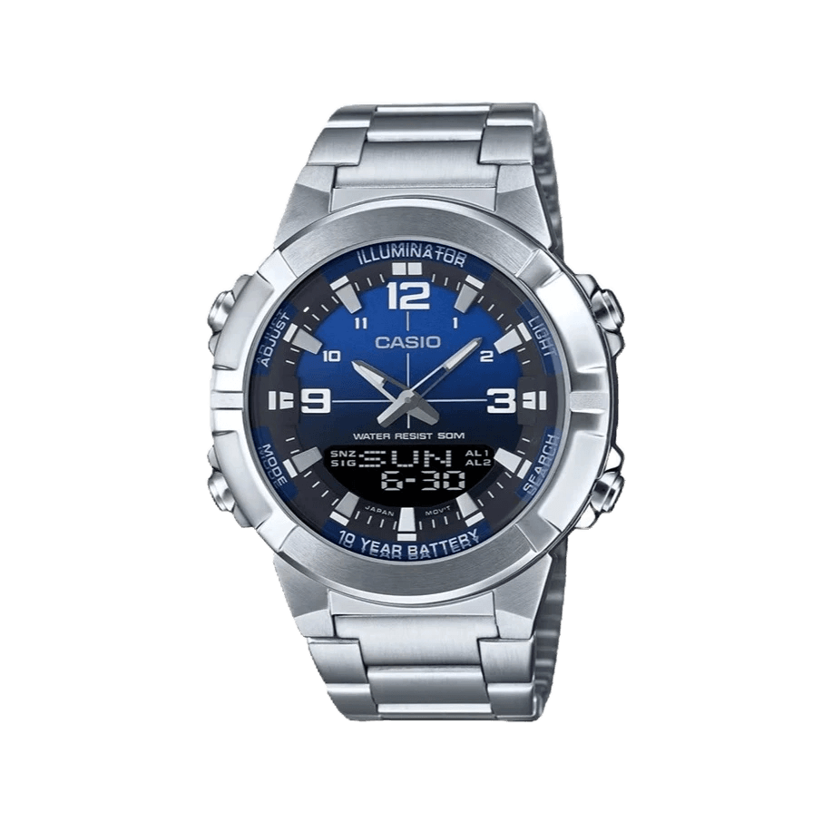 Casio นาฬิกาข้อมือผู้ชาย รุ่น AMW-870DA-2A1VDF Men's Watch