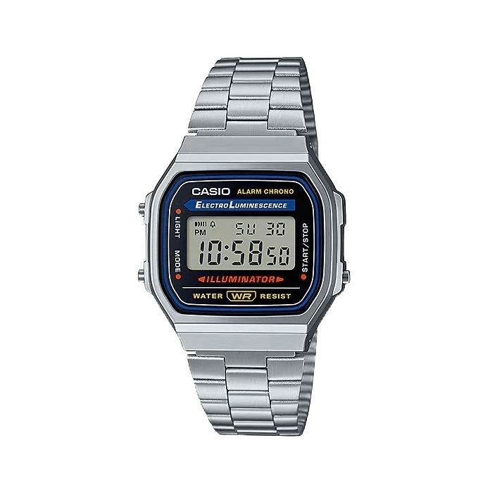 Casio นาฬิกาข้อมือ Unisex รุ่น A168WA-1WDF Watch Quartz ( ระบบถ่าน )