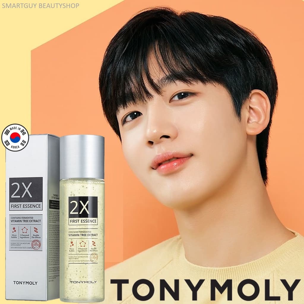 TonyMoly 2X First Essence 120ml ผลิตภัณฑ์เอสเซ้นต์ดูแลผิวหน้าสูตรพิเศษจากเกาหลีของแท้ รูปที่ 1