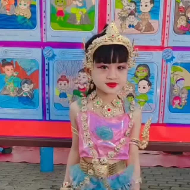 กระบังหน้าเด็ก จรหู เครื่องหัว เครื่องประดับชุดไทย เครื่องหัวจีน แฟนซี ประกวด เดินขบวน เกี้ยว โก๊ะผม รูปที่ 1