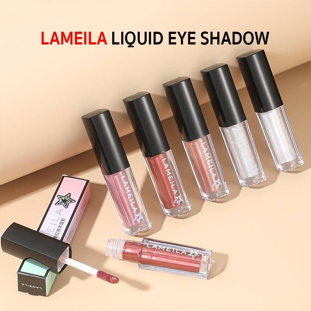 LAMEILA STAR อายแชโดว์แบบน้ำ อายแชโดว์ กลิตเตอร์ อายแชโดว์ลิควิด 5 โทนสี เพิ่มความเปล่งประกายให้ดวงตา ดวงตาสวย รูปที่ 1
