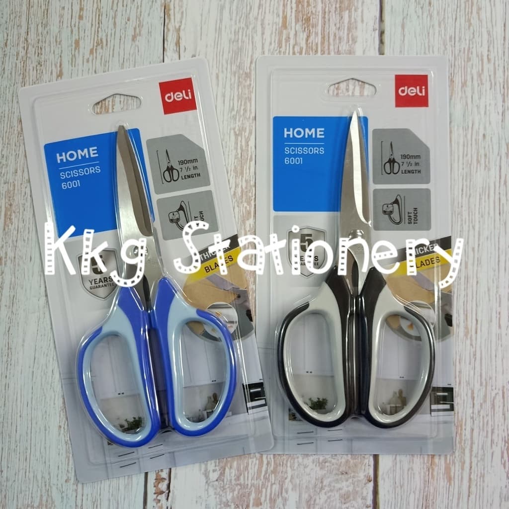 กรรไกรDELI E6001กรรไกรตัดผ้า อุปกรณ์สำนักงาน อุปกรณ์ตัด เครื่องเขียน อุปกรณ์ตัดผ้า กรรไกรอเนกประสงค์ รูปที่ 1