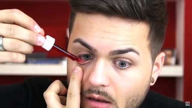 KRYOLAN EYEBLOOD สำตกแต่ดวงตาไหว้ แสดง นำเข้าจาก เยอรมันนี รูปที่ 1