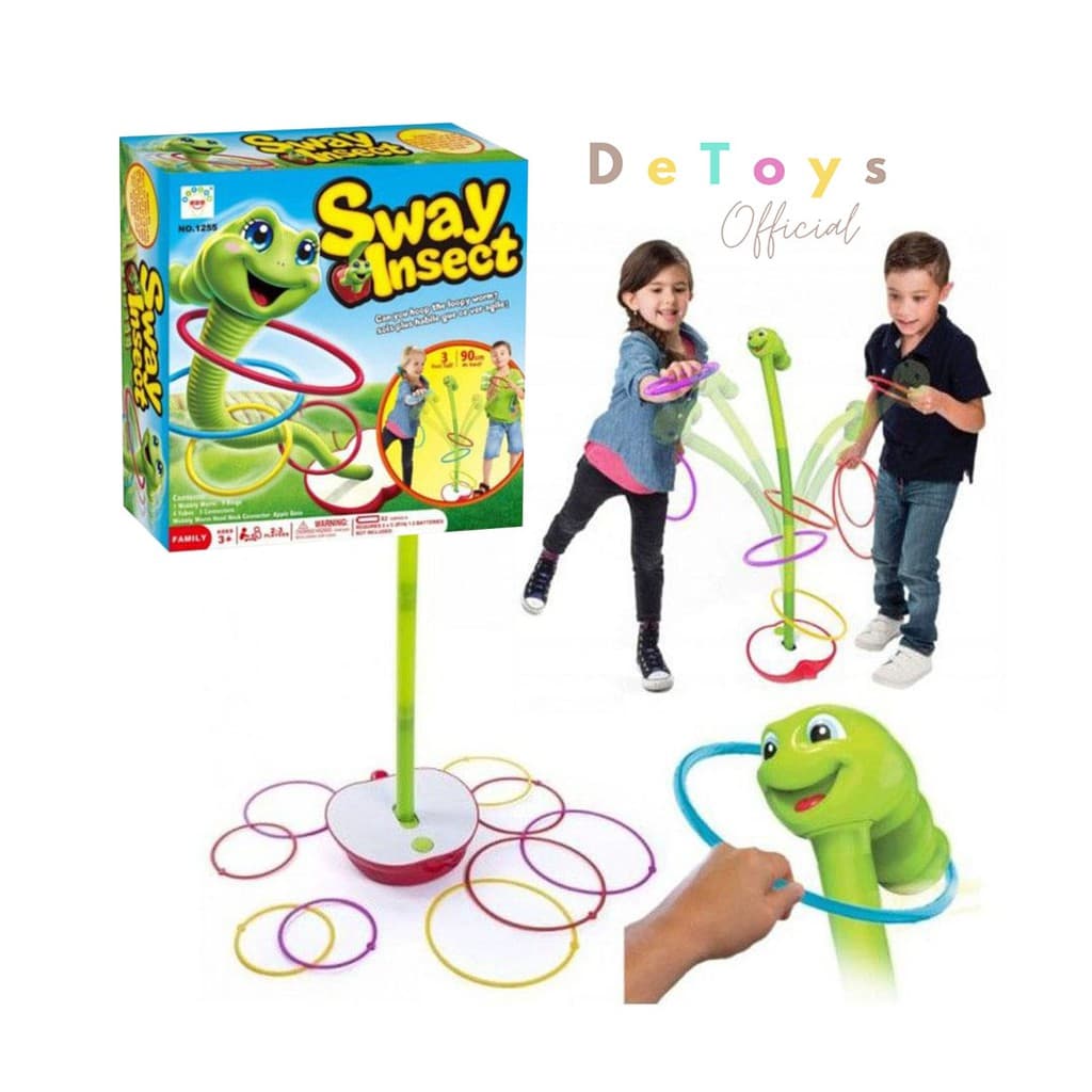 เกมส์ออกกำลังกาย เกมโยนห่วงคล้องแมลงโยกเยก Sway Insect เกมส์ฝึกสมอง เกมโยนห่วง เกมส์โยนห่วง เกม เกมส์ ของเล่น รูปที่ 1