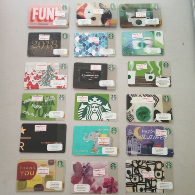 บัตรสตาร์บัค ประเทศไทย (บัตรเปล่า บัตรไม่ขูนพิน) Starbucks Card รูปที่ 1