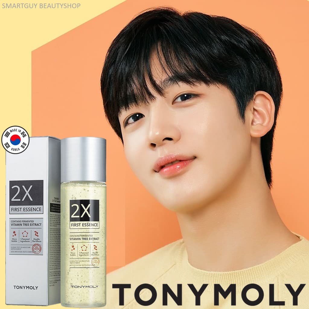 TonyMoly 2X First Essence 120ml ผลิตภัณฑ์เอสเซ้นต์ดูแลผิวหน้าสูตรพิเศษจากเกาหลีของแท้ รูปที่ 1
