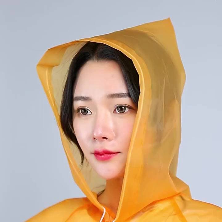 เสื้อกันฝน ชุดกันฝน EVA เสื้อกันฝนแฟชั่น Rain coats กันน้ำ แบบหนา เสื้อกันฝนผู้ใหญ่ คุณภาพดี พร้อมส่ง มี 9 สี…