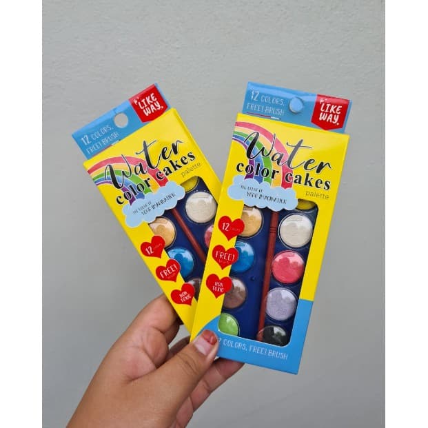 สีน้ำ สี ระบายสี สีระบาย สี วาดภาพระบายสี เครื่องเขียน พร้อมส่ง รูปที่ 1