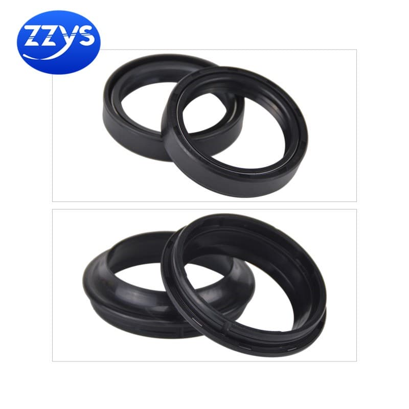 43mmx54mmx11mm ด้านหน้าส้อม Shock Damper ซีลน้ํามัน & Dust Seal ชุดอะไหล่รถจักรยานยนต์ 43x54x11 รูปที่ 1