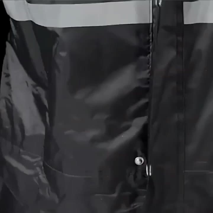 ZITYเสื้อกันฝน พรีเมี่ยม ชุดกันฝน กันน้ำ มีแถบสะท้อนแสง เสื้อกันฝนแบบหนา Premium Raincoat Rainsuit