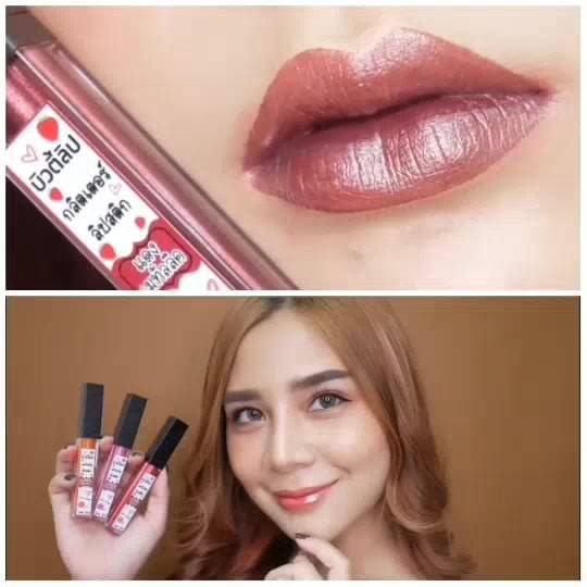 ลิปทิ้นท์เจลเมทัลลิค + กลิตเตอร์ บิวตี้ลิป Lip Tint Gel #บิวตี้เกรฟ ติดทน กันน้ำ ไม่ติดแก้ว💋 #ลิปกันน้ำ… รูปที่ 1