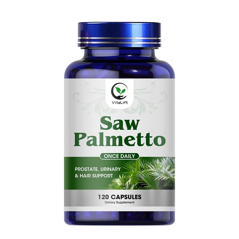 Vitalift Saw Palmetto Extract ต่อมลูกหมาก - 1000 MG Saw Palmetto อาหารเสริม,อาหารเสริมต่อมลูกหมากสําหรับชายสุข… รูปที่ 1