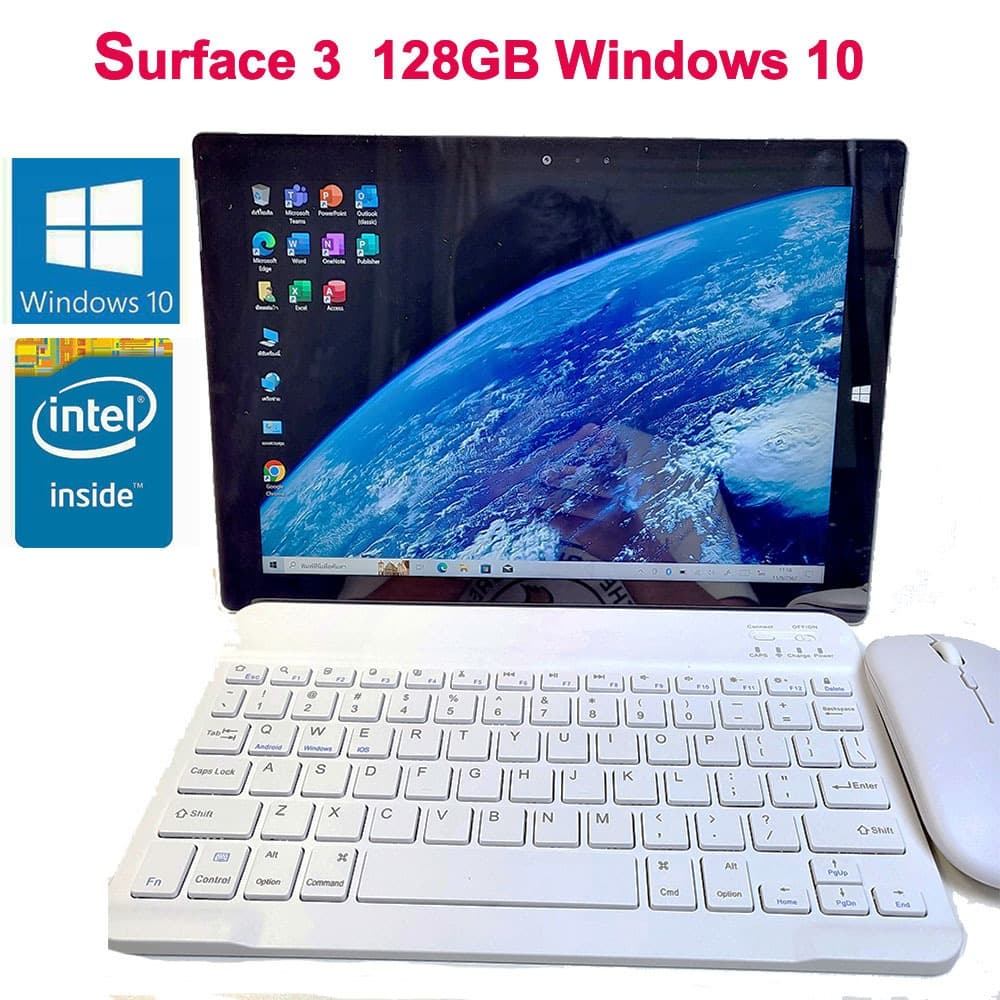 90% ใหม่ Microsoft Surface 3 128GB Intel Quad Core 1.6Ghz 10.8 Touch Windows 10 Pro… รูปที่ 1