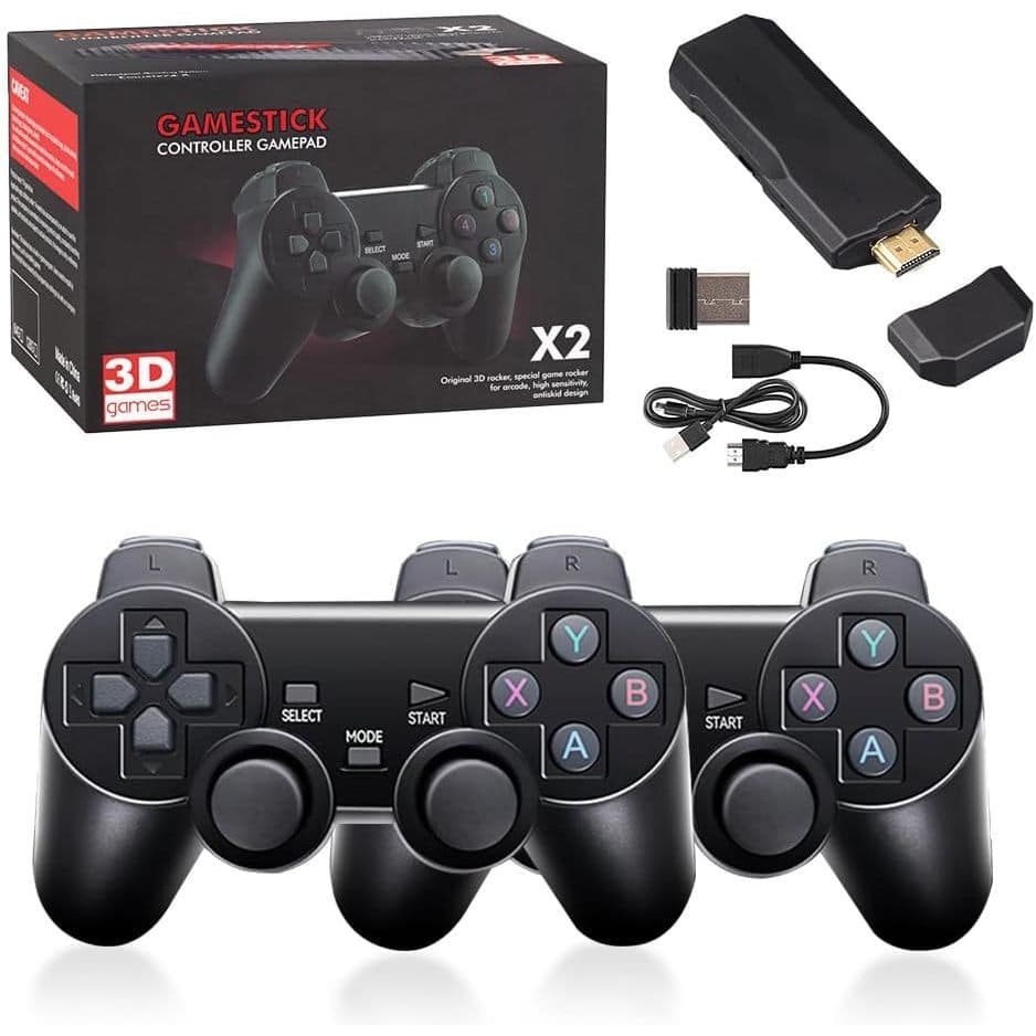คอนโซลเกมย้อนยุคไร้สาย, คอนโซลเกมวิดีโอ Plug & Play, เกมติด Nostalgia, เกมติดวิดีโอ Plug and Play ในตัว 20000… รูปที่ 1
